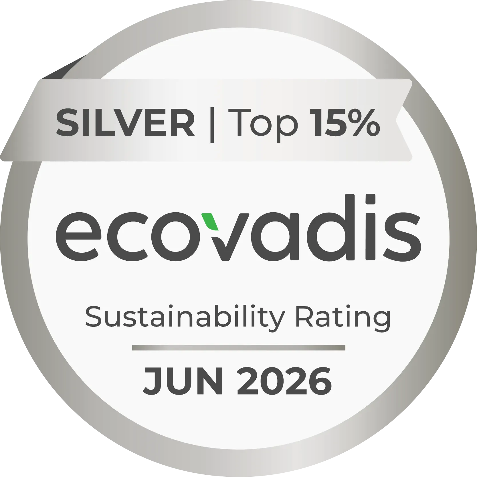Certifié Ecovadis silver